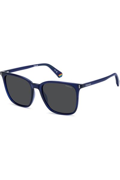 Polaroid Ochelari de soare polarizați pentru femei Polaroid PLD 6226/S PJP/M9, Plastic, Albastru, 54 mm
