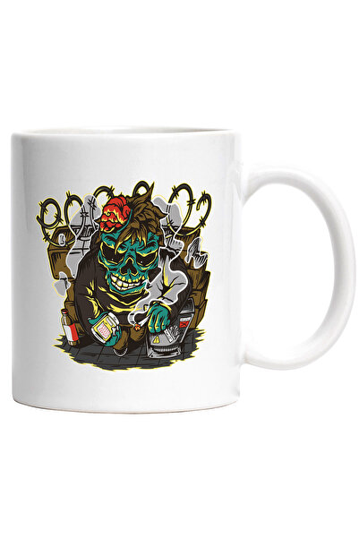 StoryGift Romania Cana Cu Zombie, Monstru, Zid, Horror, Halloween, Creier, Mu...