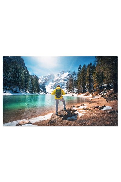 StoryGift Romania Tablou Canvas: In Lumina Apusului - Calatorind Prin Peisajul Muntos