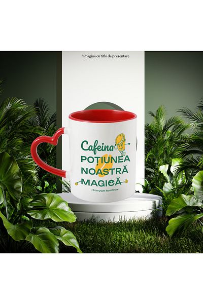 StoryGift Romania Caffeine Mug – Our Magic Potion of Adult Life Energy, 330ml, Ceramic, With, STG