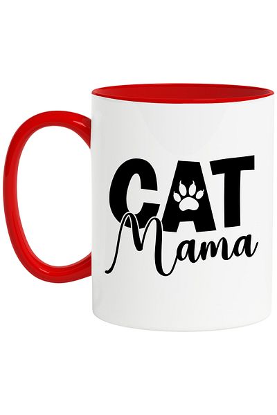 StoryGift Romania Mug for cat moms - love pets with R Handle, Cu, STG.