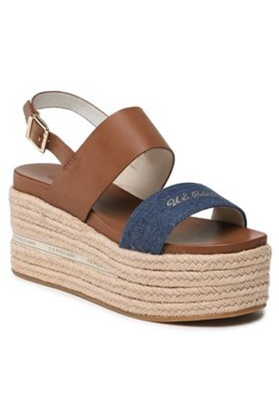 U.S. Polo Assn. us polo assn women's espadrilles LOREN007 brown
