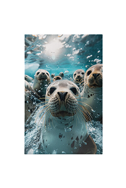 StoryGift Romania Tablou Canvas: Foci În Elementul Lor Natural - Jocuri Acvat...