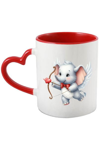 StoryGift Romania Cana Cu Un Elefant Care Trage Cu Arcul | Ilustratie | Cupid...