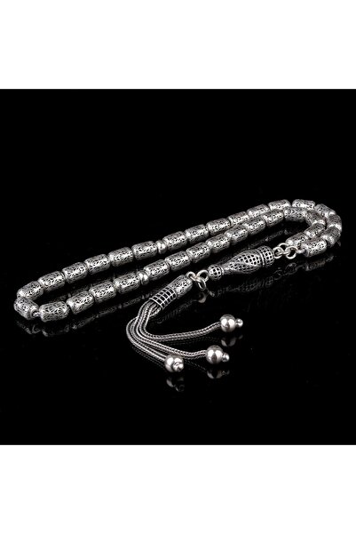 vogutima 925 Ayar Gümüş Kapsül Kesim Fizyon Tesbih Model 9