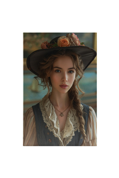 StoryGift Romania Tablou Canvas: Amintirea Unei Epoce De Aur O Prezență Femin...