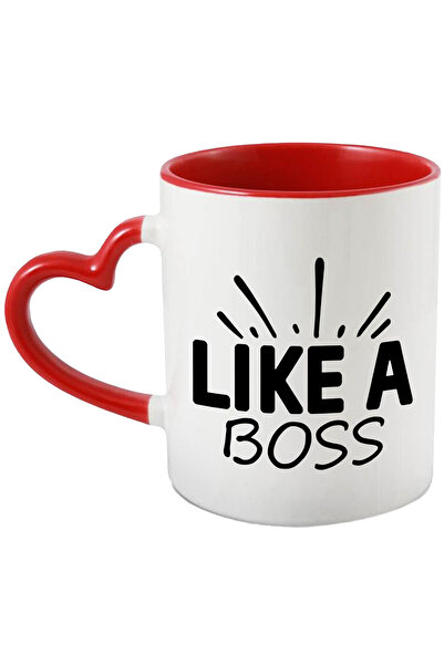 StoryGift Romania Cana Cu Textul In Engleza "like A Boss" - Ca Un Sef Cu Mane...