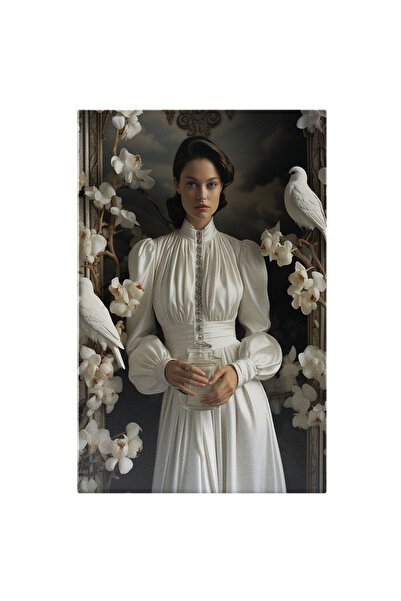 StoryGift Romania Tablou Canvas: Fotografie Cu O Femeie Care Tine Un Vas De S...