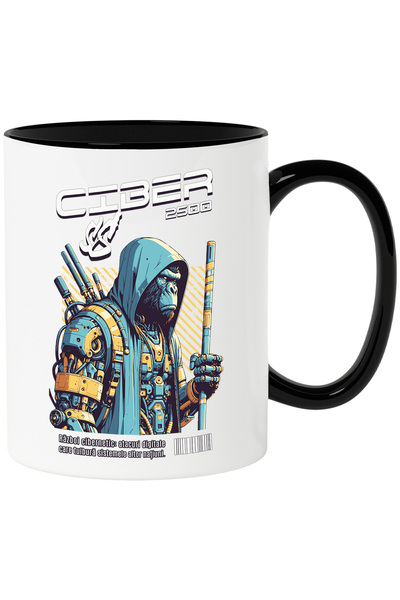 StoryGift Romania Cana Răyboi Cibernetic gorila razboinica robot digital, 330...