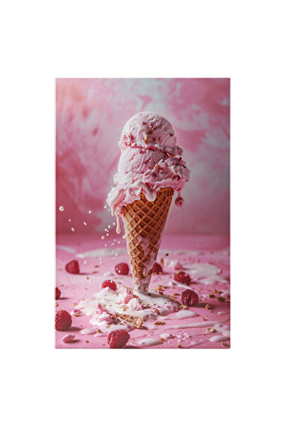 StoryGift Romania Tablou Canvas Fantezia Culinară Și Stropi Dulci De Înghețat...