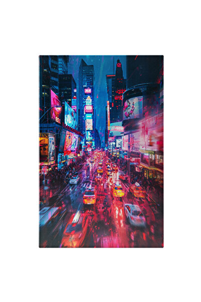 StoryGift Romania Tablou Canvas: Desen Pictat Cu Mașini În Mers, Aglomerație ...