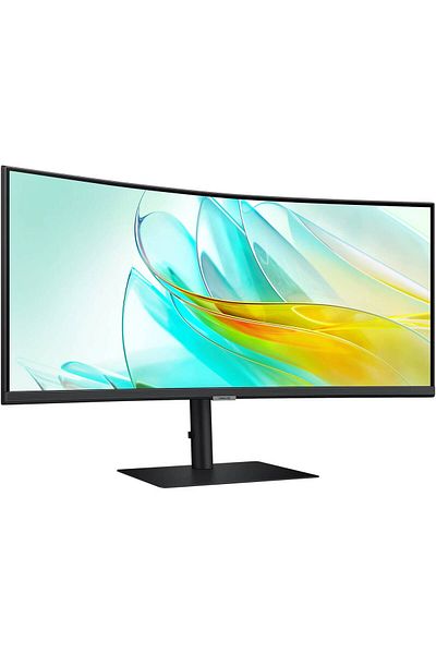 Samsung 34" ViewFinity S6 Ultra WQHD Monitor, 3440x1440 Resolution, 100Hz Refresh Rate, 1000R