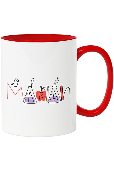 StoryGift Romania Mug With the Name Marian, and Funny Message, Curious, Sociable, Galagio, 330ml, Ceram, With,STG.