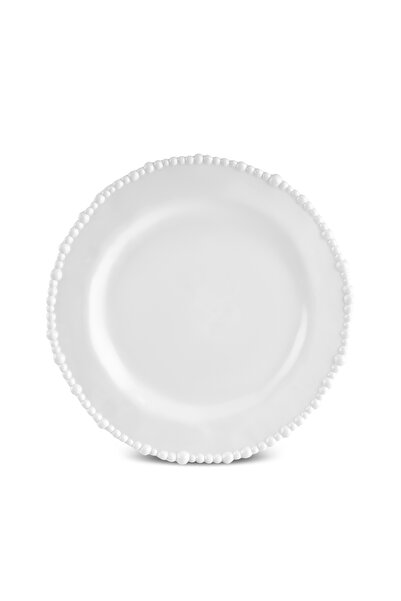 Karaca Perla Melamin Servis Tabağı 28 cm Beyaz