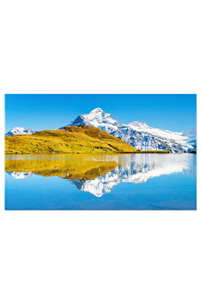 StoryGift Romania Tablou Canvas Peisaj Montan Cu Apus De Soare Si Reflectie, ...