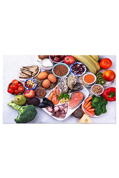 StoryGift Romania Canvas Painting 70 x 50CM Mediterranean Cuisine Inspired by...