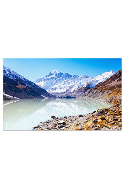 StoryGift Romania Tablou Canvas Traseul Valea Hooker In Noua Zeelanda, Aoraki...