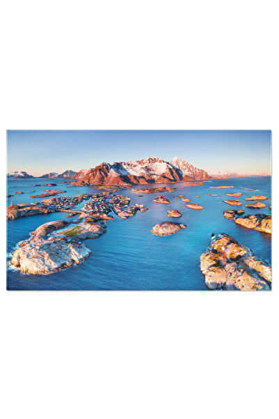 StoryGift Romania Tablou Canvas Panorama Aerala A Peisajului Natural Din Cauc...