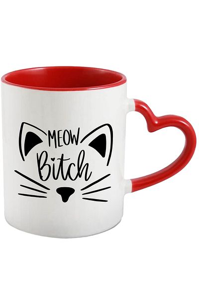 StoryGift Romania Mug for cat lovers - feline pets with whiskers, with handle, STG.