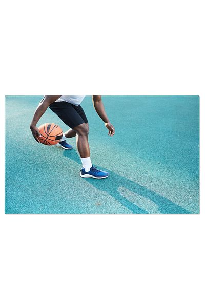 StoryGift Romania Canvas Painting 40 x 25CM with Basketball Player at Training - Determination and Movement, STG.