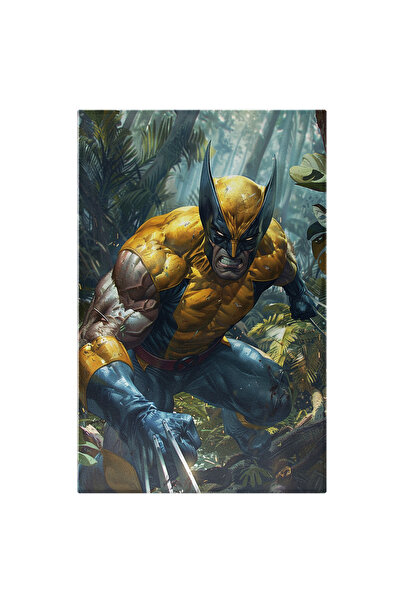 StoryGift Romania Tablou Canvas: Personaj Wolverine Animat In Padure - Fotogr...