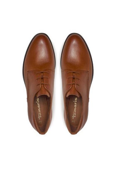 Tamaris women's Oxfords 1-23201-44 brown