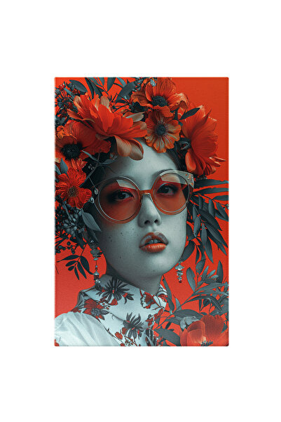 StoryGift Romania Tablou Canvas Ecoul Primăverii Redat De Doamna Asiatică Ren...