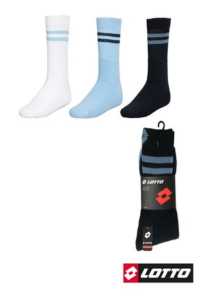Lotto Set of 3 Pairs of Men's Socks, long, multicolor, 43-46, Lotto