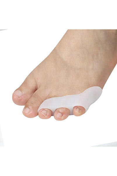 Choice3 أبيض - قطعتان من Pexmen فاصل أصابع القدم من الجل الناعم، 2/4 قطع، مُق...