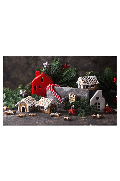 StoryGift Romania Tablou Canvas: Casa Din Turta Dulce, Decorata Festiv Pentru...