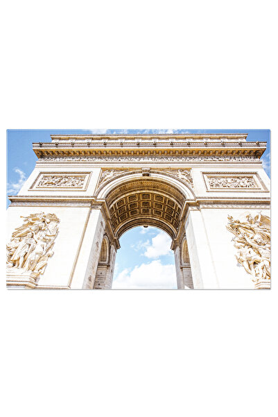 StoryGift Romania Tablou Canvas Peisaj Urban La Apus In Paris Franta, Turnul Eiffel, Vedere Urbana, Arhitectura,