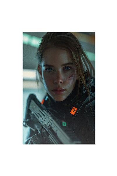 StoryGift Romania Tablou Canvas: Portret Femeie Războinic În Luptă- Film De A...