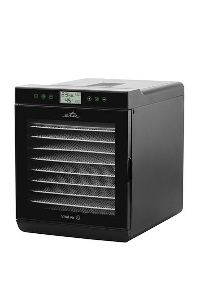 ETA Aparat de deshidratat si uscat fructe Vital Air II 2302 90000, 10 site din otel inoxidabil, 650W