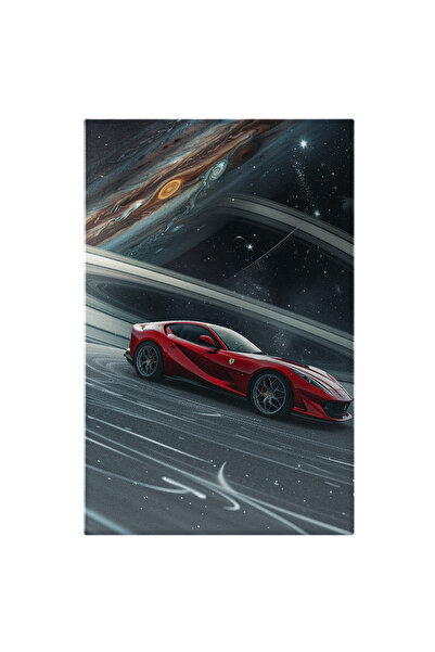 StoryGift Romania Tablou Canvas Ferrari Autoturism Sport De Lux De Culoare Ro...