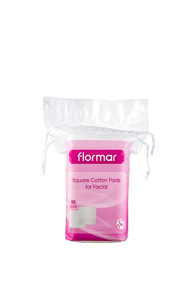 Flormar Square Cotton Pads for Facial