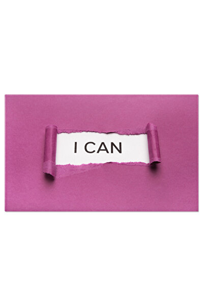 StoryGift Romania Tablou Canvas: Actiune Si Incredere - Cuvinte Motivationale...