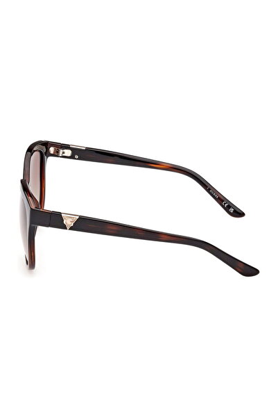 Guess Polarized Sunglasses Women Gu7877 52h, Plastic, Havana, 56 Mm