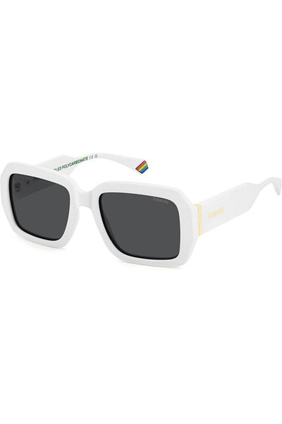 Polaroid Polarized Sunglasses Women Polaroid PLD 6223/S/X VK6/M9, Plastic, White, 54 mm