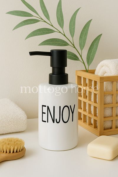 Mottogo Απολαύστε Διανομέα Υγρού Σαπουνιού Πορσελάνης – 500 ml