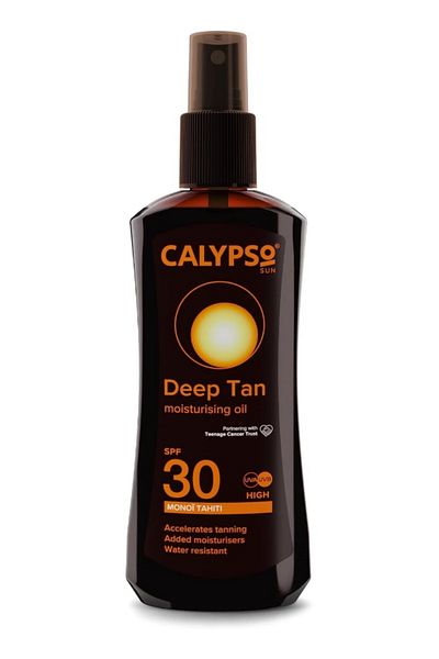 Calypso Deep Tanning Monoi Tahiti Oil Spray with SPF30, 200 ml