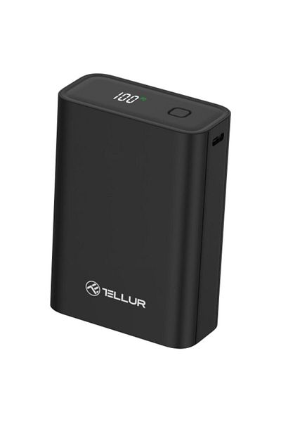 TELLUR Baterie externa Tellur Compact Pro PD702 20000mAh QC3.0 22.5W + PD20W, LCD display, negru