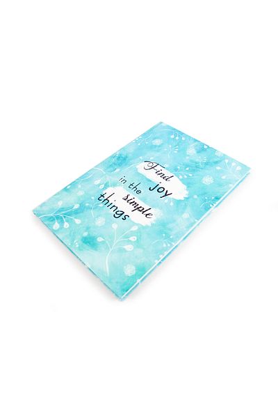 Arhi Design A4 hardcover notebook (Register), 96 sewn pages - Find joy, Vellum, 2 PCS/SET