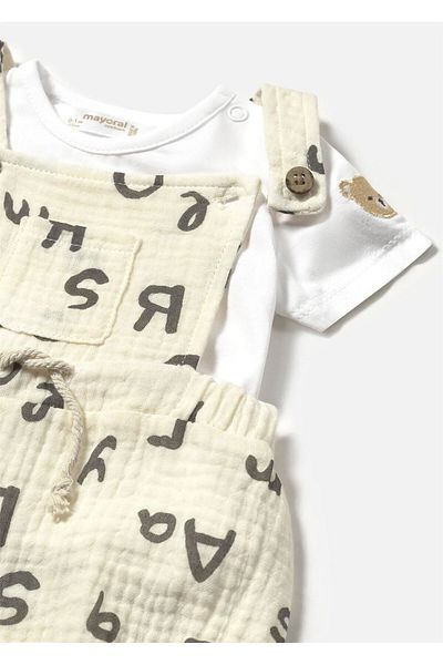 MAYORAL Baby Jumpsuit T-Shirt Suit Cream 1623