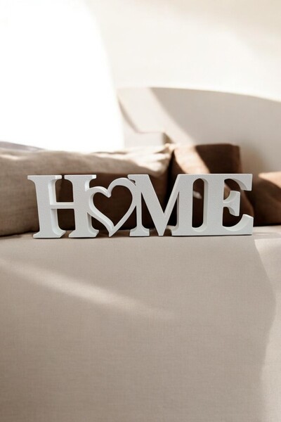 JoyShine Dekoratif Home Yazılı Biblo, Masaüstü ve Kitaplık Süsü, Minimalist E...