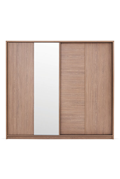 Enza Home Paloma Sürgü Kapaklı Gardırop - Ceviz