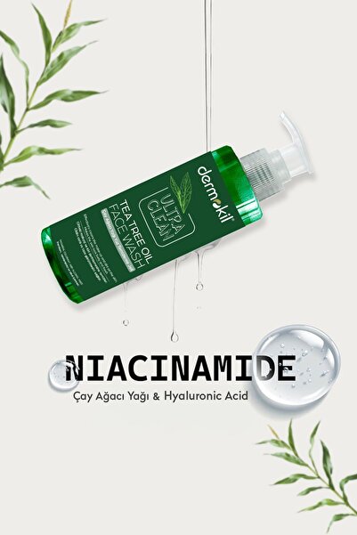 Dermokil Çay Ağacı Yağı Yüz Temizleme Jeli 300 ml