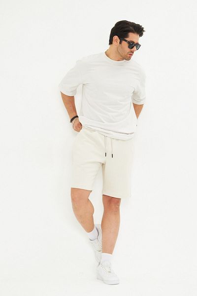The Champ Clothing Ανδρικό κοντομάνικο μπλουζάκι από βαμβακερό Basic Oversize Crew Neck