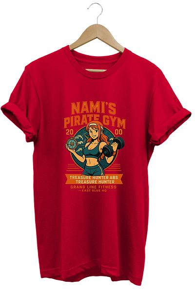 remonz Women's Nami Gym Printed Regular Fit 100% Cotton T-Shirt Wide Color and Size