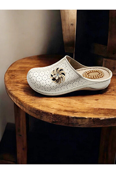 GEZER Topuk Dikeni Takviyeli Rahat Sabo Ev Ve Dışarı Terliği