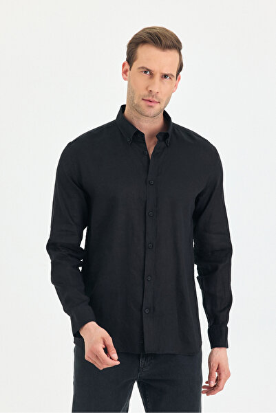 ENQUE Чоловіча 100% бавовняна сорочка, що не викликає свербіння, літня, простора